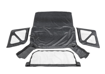 Picture of Rampage 1995-1998 Geo Tracker Soft Top OEM Replacement - Black Denim