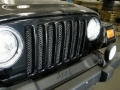 Picture of Rampage 1997-2006 Jeep Wrangler(TJ) Grille 3D Single Piece - Black