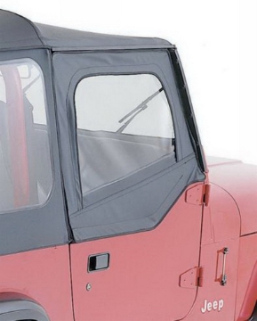 Picture of Rampage 1987-1995 Jeep Wrangler(YJ) Door Skins - Black Denim
