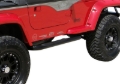 Picture of Rampage 1987-1995 Jeep Wrangler(YJ) 3 Inch Round Nerf Bar - Black