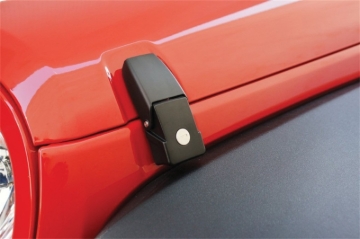 Picture of Rampage 2007-2018 Jeep Wrangler(JK) Hood Catch Locking - Black