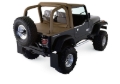 Picture of Rampage 1997-2002 Jeep Wrangler(TJ) Roll Bar Pad & Cover Kit - Black Denim