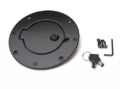 Picture of Rampage 2007-2018 Jeep Wrangler(JK) Billet Style Gas Cover - Black