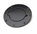 Picture of Rampage 2007-2018 Jeep Wrangler(JK) Billet Style Gas Cover - Black