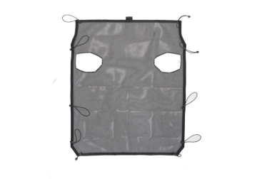 Picture of Rampage 2018-2019 Jeep Wrangler(JL) Sport 2-Door Mesh Shade Top - Black