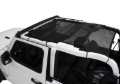 Picture of Rampage 2018-2019 Jeep Wrangler(JL) Sport 2-Door Mesh Shade Top - Black
