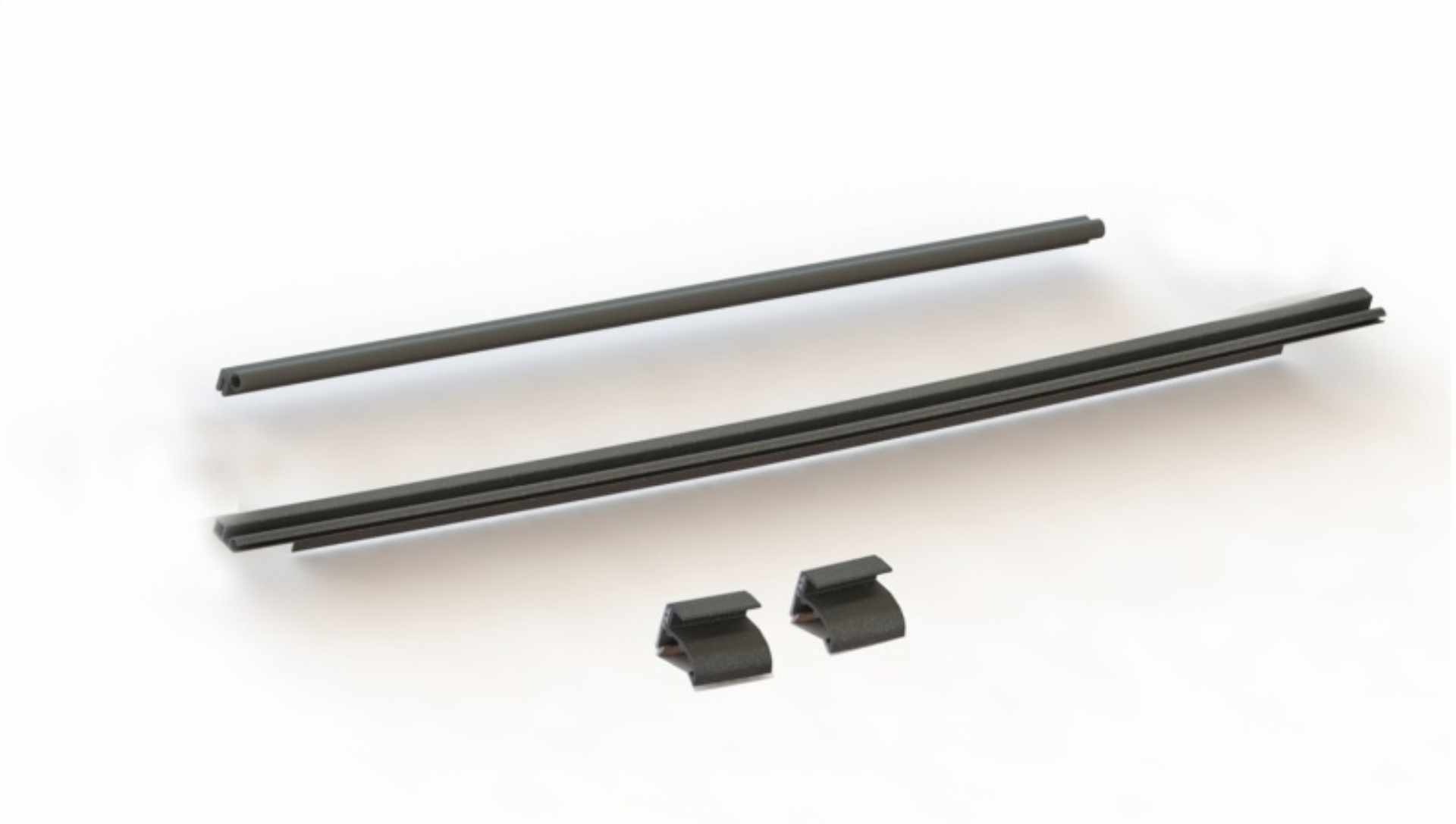 Picture of Rampage 2007-2018 Jeep Wrangler(JK) Tailgate Tonneau Bar Kit - Black