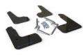 Picture of Rally Armor RAL UR Blk Flap/Blue Logo Mud Flaps - MF51-UR-BLK/BL
