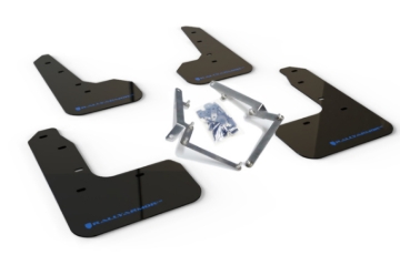Picture of Rally Armor 17-21 Honda Civic Sport/Sport Touring Black UR Mud Flap w/Blue Logo