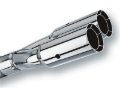 Picture of Borla Universal Polished Tip Dual Round Intercooled (inlet 2 1/2in. Outlet 3in) *NO Returns*