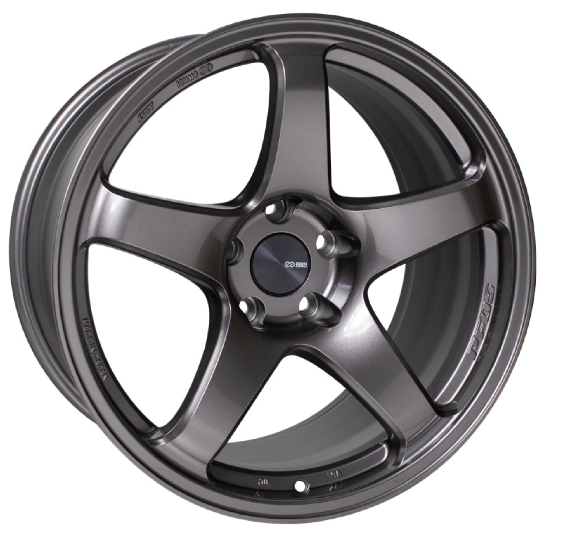 Picture of Enkei PF05 17x8.5 48mm Offset 5x100 75mm Bore Dark Silver Wheel