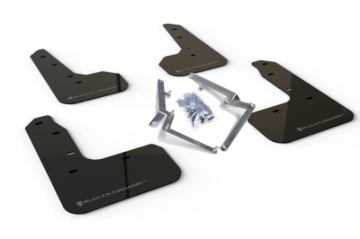 Picture of Rally Armor 17-21 Honda Civic Sport/Sport Touring Black UR Mud Flap w/Dark Grey Logo