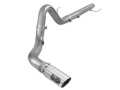 Picture of aFe Large Bore-HD 4in 409 SS DPF-Back Exh 18-19 Ford F-150 V6-3.0L (td) w/ Polished Tip
