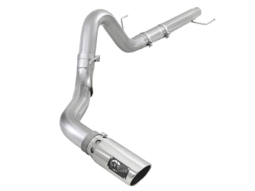 Picture of aFe Atlas 4in Aluminized Steel DPF-Back Exh 18-19 Ford F-150 V6-3.0L (td) w/ Polished Tip