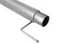 Picture of aFe Atlas 4in Aluminized Steel DPF-Back Exh 18-19 Ford F-150 V6-3.0L (td) w/ Polished Tip