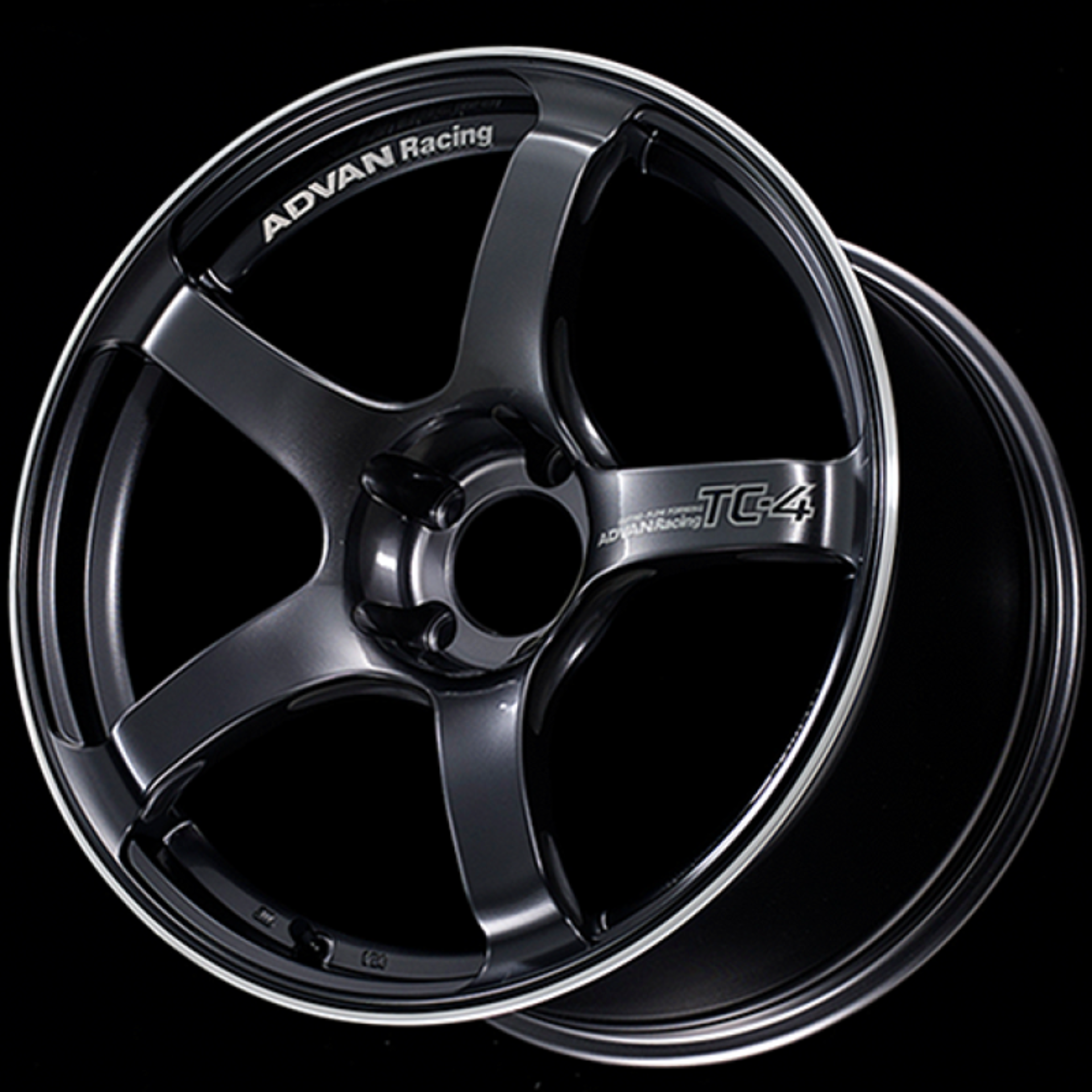 Picture of Advan TC4 18x9.5 +12 5x114.3 Racing Gunmetallic and Ring Wheel