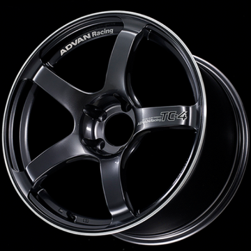 Picture of Advan TC4 18x9.5 +12 5x114.3 Racing Gunmetallic and Ring Wheel