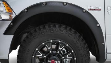 Picture of Stampede 2009-2018 Dodge Ram 1500 67.4/76.3/96.3in Ruff Riderz Fender Flares 4pc Textured