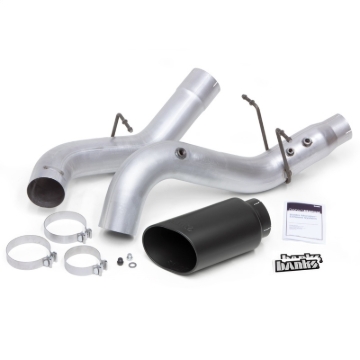 Picture of Banks Power 17-19 Chevy Duramax L5P 2500/3500 Monster Exhaust System w/ Black Tip