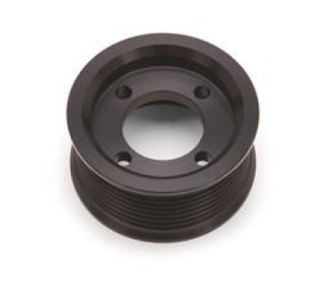 Picture of Edelbrock Competition Supercharger Pulley #15831 3.75 in. 8-Rib; Black Anodized