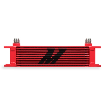 Picture of Mishimoto Universal 10 Row Oil Cooler - Red