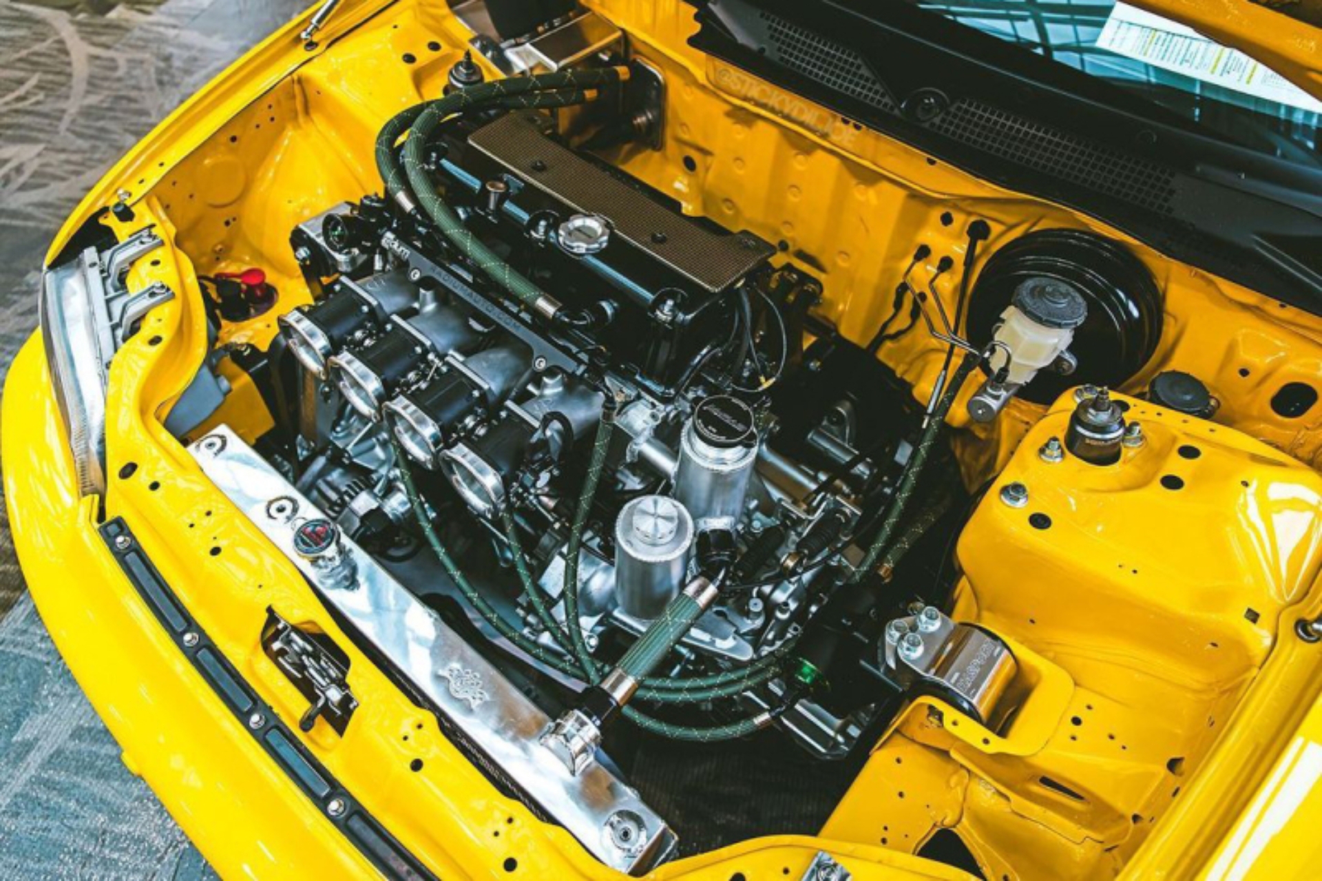 Picture of CSF 92-00 Honda Civic w/K-Swap V3 Radiator