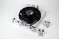 Picture of CSF Universal Half Radiator w/-16AN & Slip-On Fittings/12in SPAL Fan & Shroud