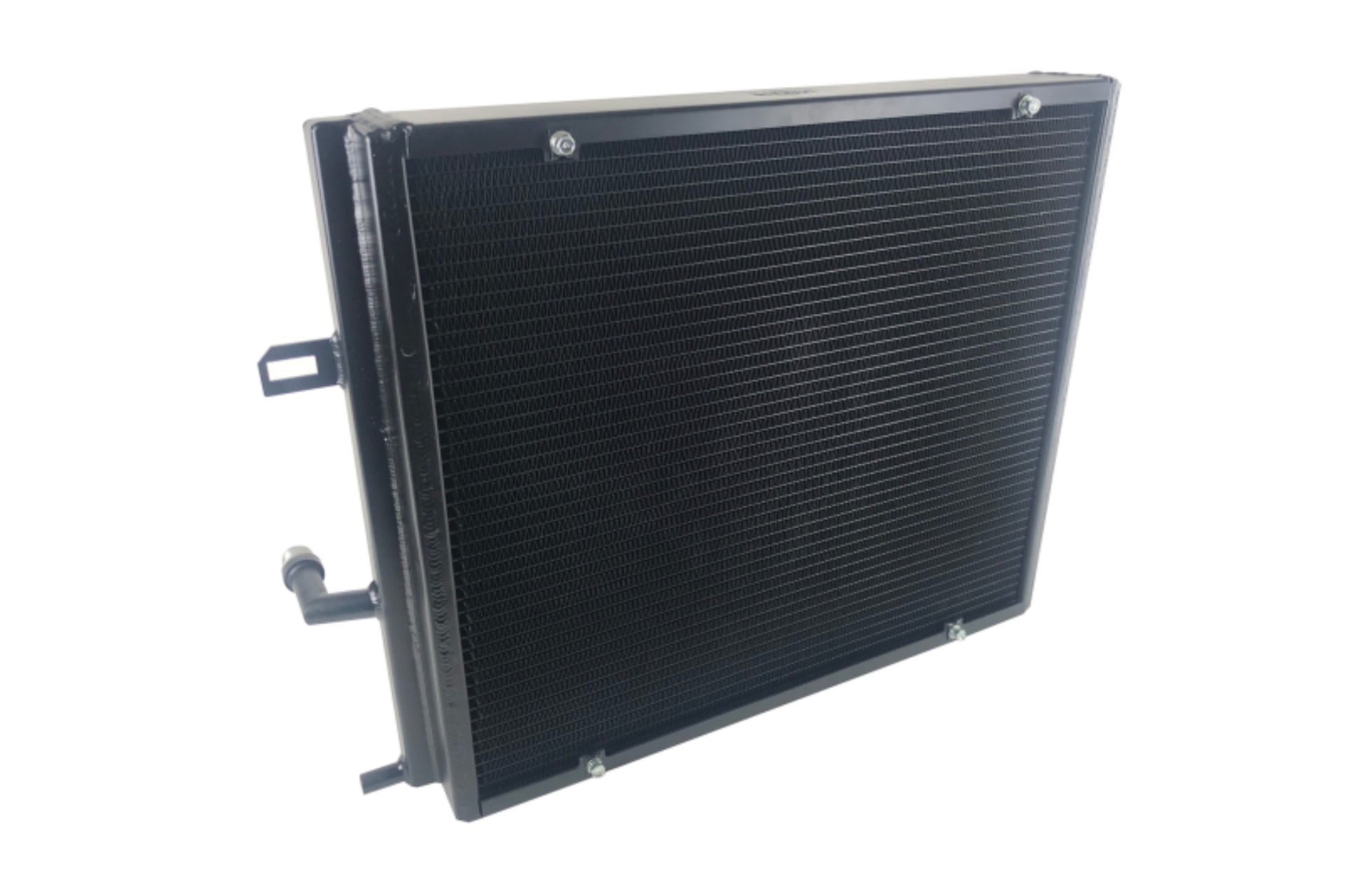 Picture of CSF BMW B58/B48 Front Mount Triple-Pass Heat Exchanger w/Rock Guard - Black