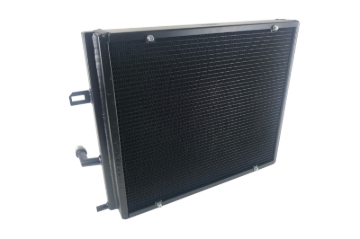 Picture of CSF BMW B58/B48 Front Mount Triple-Pass Heat Exchanger w/Rock Guard - Black