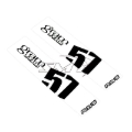 Picture of Gram Lights 57DR/57CR Spoke Sticker White (2 PCS)