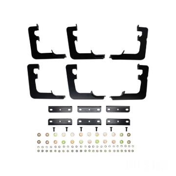 Picture of Westin 19 Ram 1500 Quad/Crew Cab (Ex. Classic) Premier Oval Nerf Step Bar Mount Kit - Black