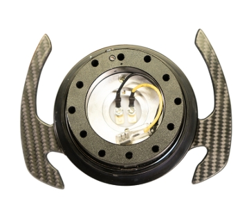 Picture of NRG Quick Release Kit Gen 4.0 - Black Body / Black Ring w/ CF Handles