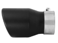 Picture of aFe MACH Force-XP 409 SS Single Wall Universal Clamp On Exhaust Tip - Black