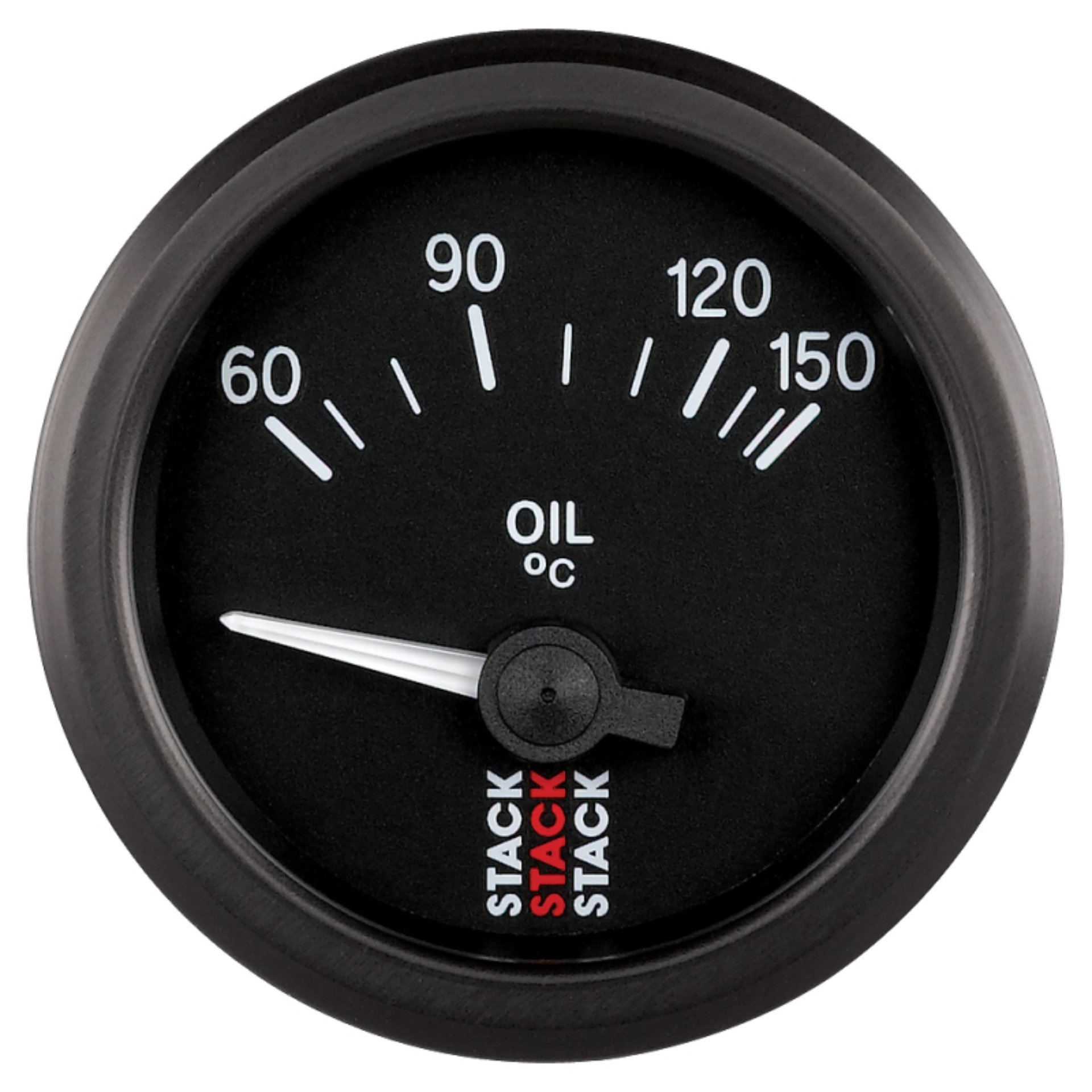 Picture of Autometer Stack 52mm 60-150 Deg C M10 Male Electric Oil Temp Gauge - Black