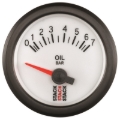 Picture of Autometer Stack 52mm 0-7 Bar M10 Male Electric Oil Pressure Gauge - White