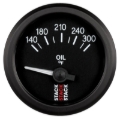 Picture of Autometer Stack 52mm 140-300 Deg F 1/8in NPTF Electric Oil Temp Gauge - Black