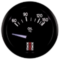 Picture of Autometer Stack 52mm 60-150 Deg C M10 Male Electric Oil Temp Gauge - Black