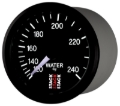 Picture of Autometer Stack 52mm 120-240 Deg F 1/2in Npt (M) Mechanical Water Temp Gauge - Black