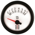 Picture of Autometer Stack 52mm 0-7 Bar M10 Male Electric Oil Pressure Gauge - White