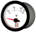 Picture of Autometer Stack 52mm 60-150 Deg C M10 Male Electric Oil Temp Gauge - White