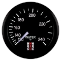 Picture of Autometer Stack 52mm 120-240 Deg F 1/2in Npt (M) Mechanical Water Temp Gauge - Black