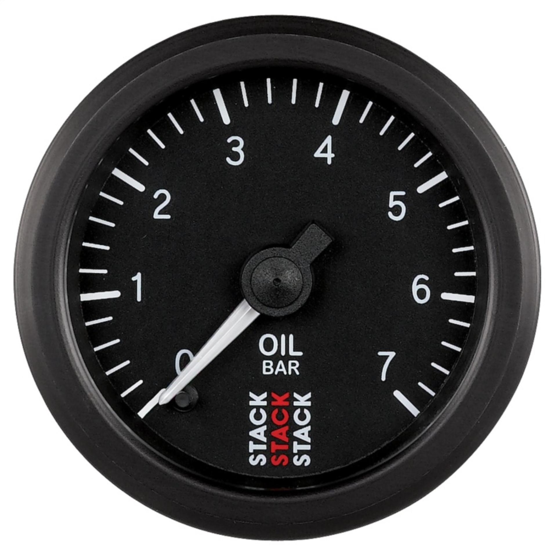 Picture of Autometer Stack 52mm 0-7 Bar M10 Male Pro Stepper Motor Oil Pressure Gauge - Black