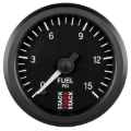 Picture of Autometer Stack 52mm 0-15 PSI 1/8in NPTF Male Pro Stepper Motor Fuel Pressure Gauge - Black