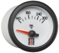 Picture of Autometer Stack 52mm 140-300 Deg F 1/8in NPTF Electric Oil Temp Gauge - White