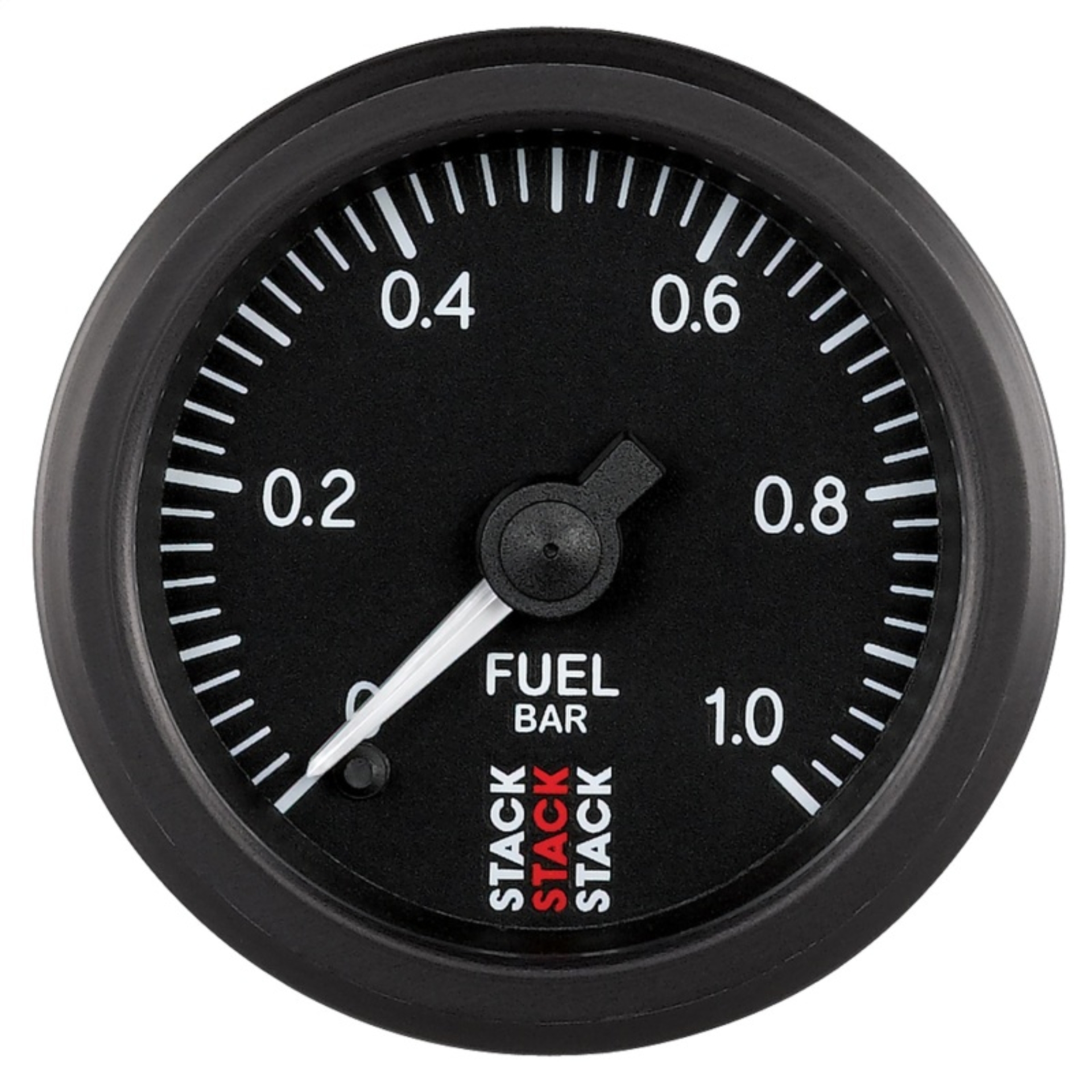 Picture of Autometer Stack 52mm 0-1 Bar M10 Male Pro Stepper Motor Fuel Pressure Gauge - Black