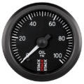 Picture of Autometer Stack 52mm 0-100 PSI 1/8in NPTF Male Pro Stepper Motor Oil Pressure Gauge - Black