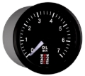 Picture of Autometer Stack 52mm 0-7 Bar M10 Male Pro Stepper Motor Oil Pressure Gauge - Black