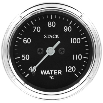 Picture of Autometer Stack 52mm 40-120 Deg C 1/8in NPTF Male Pro Stepper Motor Water Temp Gauge - Classic