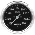 Picture of Autometer Stack 52mm 100-260 Deg F 1/8in NPTF Male Pro Stepper Motor Water Temp Gauge - Classic