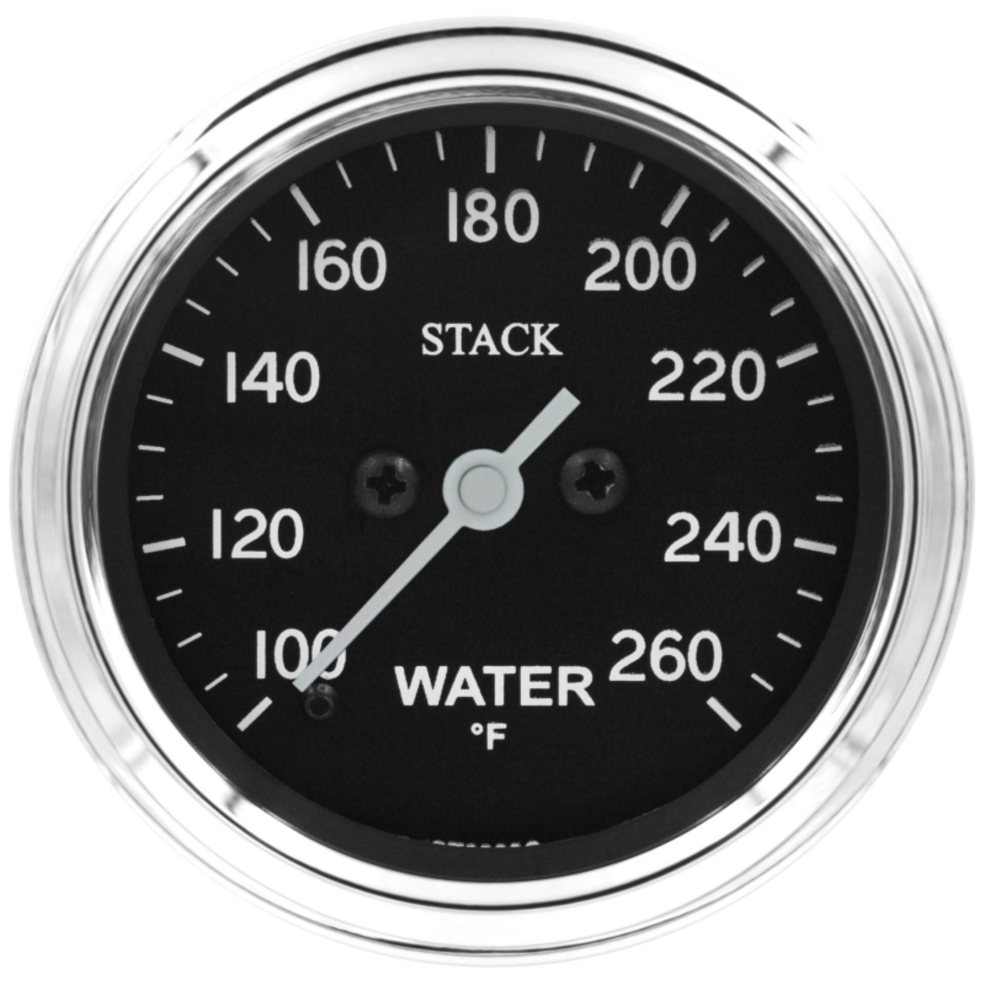 Picture of Autometer Stack 52mm 100-260 Deg F 1/8in NPTF Male Pro Stepper Motor Water Temp Gauge - Classic